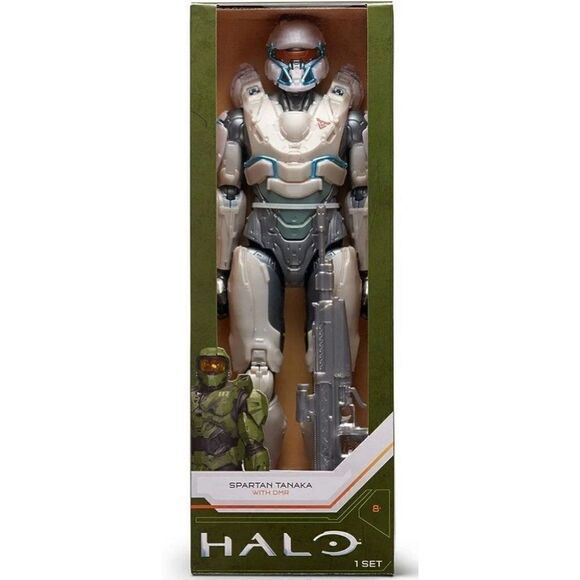 HALO Spartan Tanaka 12" Action Figure with DMR Wave 1 Lg Figure NWT - Picture 5 of 9